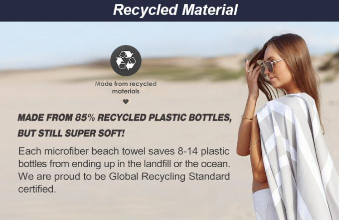 Καλύτερα πωλούμενη πετσέτα παραλίας προσαρμοσμένη δημοφιλής άμμος δωρεάν OEM λογότυπο εκτυπωμένες πετσέτες παραλίας μικροϊνών 0