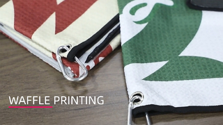 Γρήγορο στέγνωμα πετσετών γκολφ βάφλα μικροϊνών