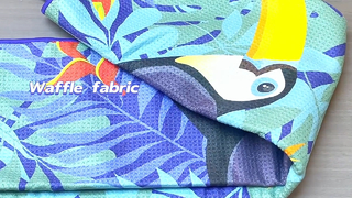 Προσαρμοσμένη πετσέτα θαλάσσης μαλακή ανθεκτική και χωρίς άμμο